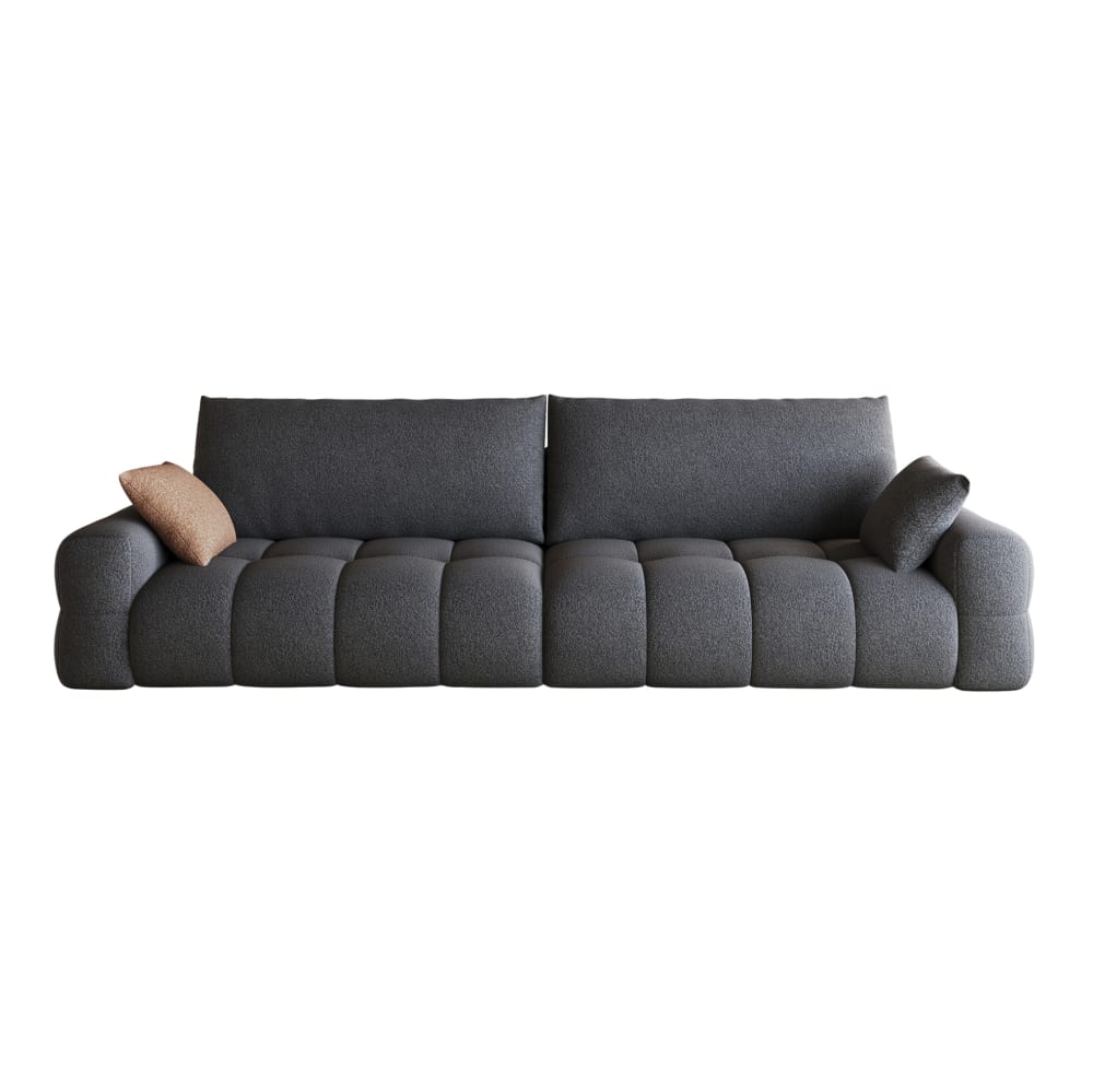 Wohnli Möbelsuche - Modulsofa aus Stoff mit tiefer Sitzfläche 260 cm