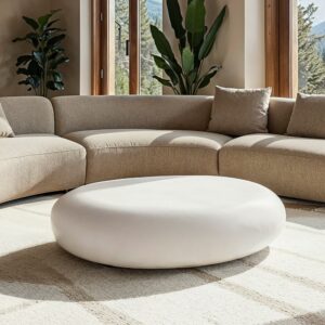 wohnli-moebel-suche-M26152619-1 Couchtisch aus Beton 99 x 71 x 32 cm 99x32x71cm Beton Weiß ELEMENTI Möbel Wohnzimmermöbel Couchtische