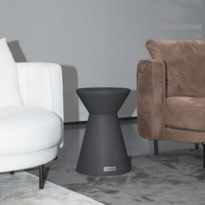 Beistelltisch aus Beton  35 x 35 x 52 cm 35x52x35cm Beton Schwarz ELEMENTI Möbel Wohnzimmermöbel Couchtische