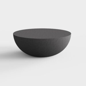 wohnli-moebel-suche-M26152640-1 Couchtisch aus Beton 107 x 107 x 39 cm 107x39x107cm Beton Schwarz ELEMENTI Möbel Wohnzimmermöbel Couchtische