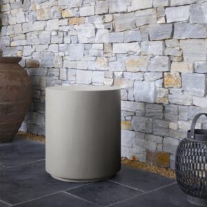 wohnli-moebel-suche-M26152650-1 Beistelltisch aus Beton 45 x 45 x 51 cm 45x51x45cm Beton Grau ELEMENTI Möbel Wohnzimmermöbel Couchtische