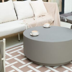 wohnli-moebel-suche-M26152651-1 Couchtisch aus Beton 86 x 86 x 41 cm 86x41x86cm Beton Grau ELEMENTI Möbel Wohnzimmermöbel Couchtische
