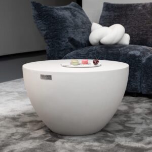 wohnli-moebel-suche-M26152653-1 Couchtisch aus Beton 66 x 66 x 41 cm 66x41x66cm Beton Weiß ELEMENTI Möbel Wohnzimmermöbel Couchtische