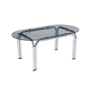 wohnli-moebel-suche-M26153631 Wohnli Möbelsuche - Ovaler Couchtisch aus schwarzem Sicherheitsglas