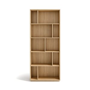 Wohnli Möbelsuche - Bücherregal aus Melamin in Gold-Eiche 191x80x32 cm