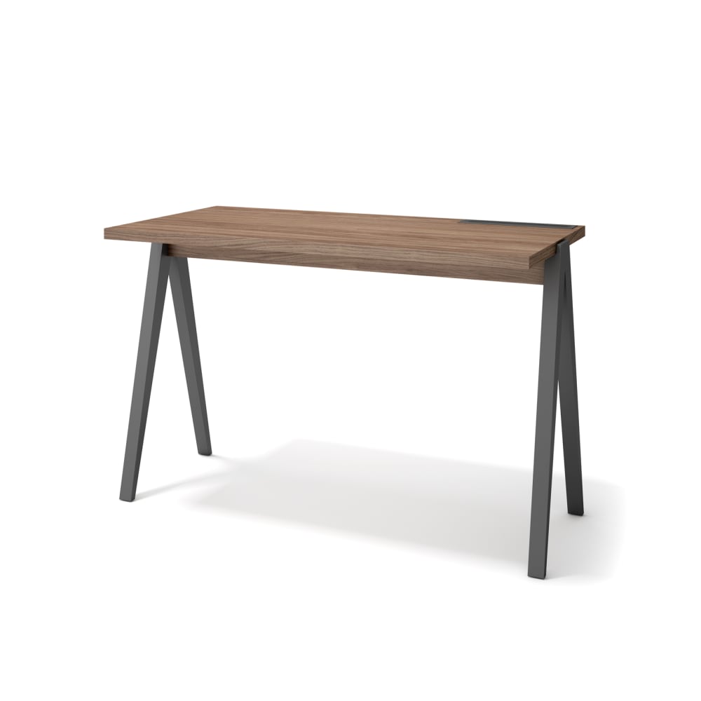 wohnli-moebel-suche-M26154264 Wohnli Möbelsuche - Schreibtisch Walnuss Optik Beine Buche Graphit 75x120x60 cm
