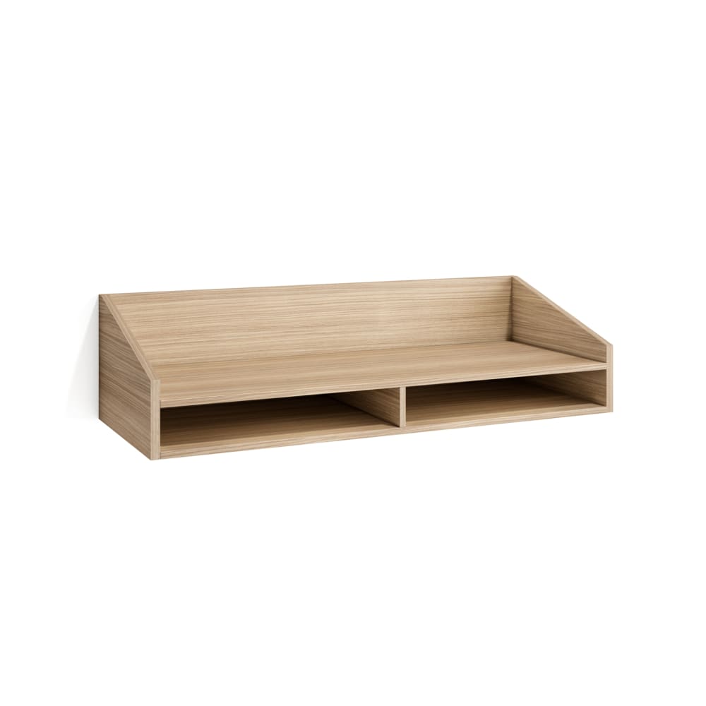 wohnli-moebel-suche-M26154271 Wohnli Möbelsuche - Hängeschreibtisch mit 2 Fächern in Walnussoptik hell 23x80 cm