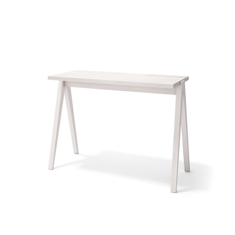 wohnli-moebel-suche-M26154288 Wohnli Möbelsuche - Schreibtisch Weiß Optik Beine Buche 75x107x49 cm