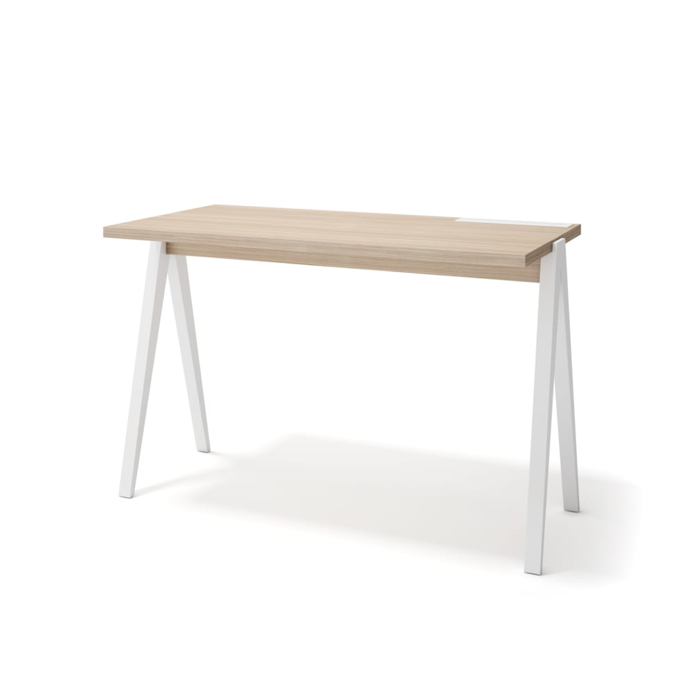 wohnli-moebel-suche-M26154306 Wohnli Möbelsuche - Schreibtisch Walnuss Hell Beine Buche Weiß 75x120x60 cm