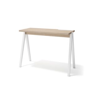 wohnli-moebel-suche-M26154322 Wohnli Möbelsuche - Schreibtisch Walnuss Hell Beine Buche Weiß 75x107x49 cm