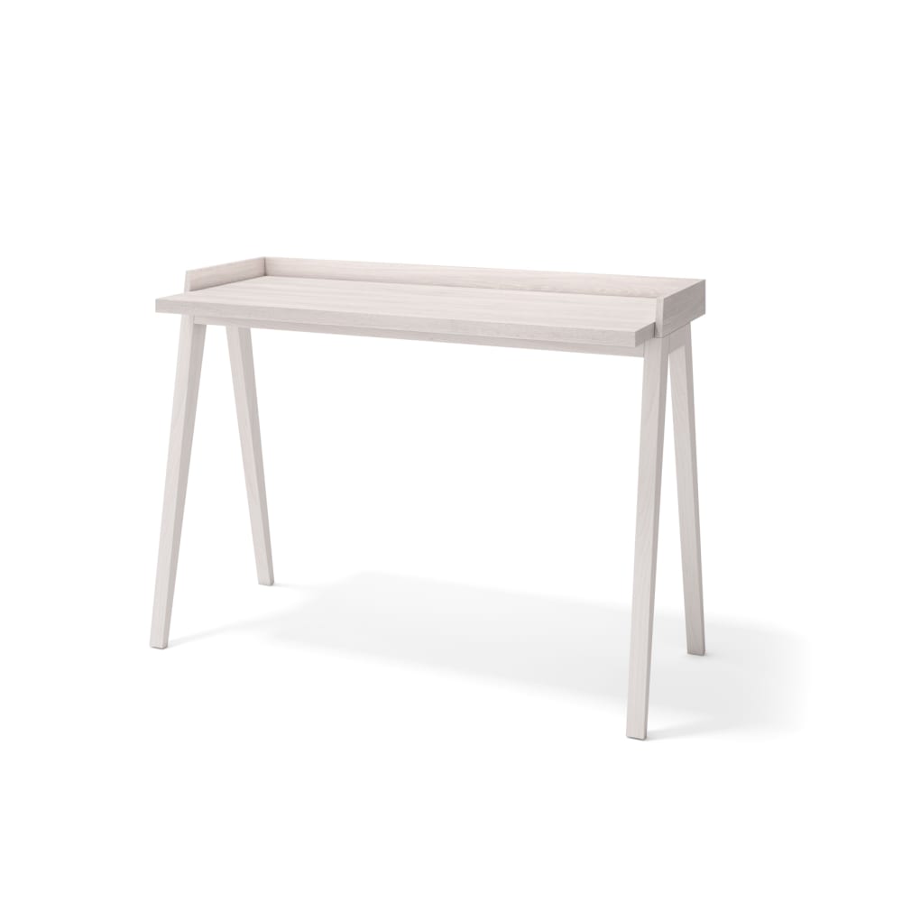 wohnli-moebel-suche-M26154324 Wohnli Möbelsuche - Schreibtisch Weiß Optik Beine Buche 81x111x50 cm