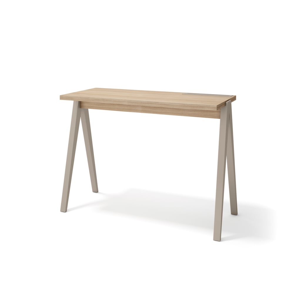 wohnli-moebel-suche-M26154328 Wohnli Möbelsuche - Schreibtisch Walnuss Hell Beine Buche taupe 75x107x49 cm