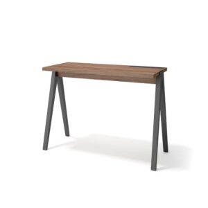 wohnli-moebel-suche-M26154342 Wohnli Möbelsuche - Schreibtisch Walnuss Optik Beine Buche Graphit 75x107x49 cm