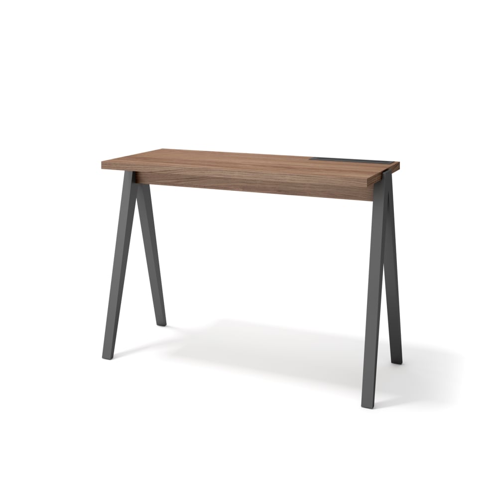 wohnli-moebel-suche-M26154342 Wohnli Möbelsuche - Schreibtisch Walnuss Optik Beine Buche Graphit 75x107x49 cm