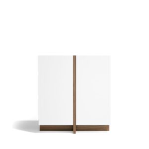 wohnli-moebel-suche-M26154601 Wohnli Möbelsuche - Anrichte mit 2 Türen in Walnuss- und Weißoptik 94x87 cm