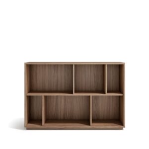 wohnli-moebel-suche-M26154622 Wohnli Möbelsuche - Bücherregal aus Melamin in Nussbaum 80x119x32 cm