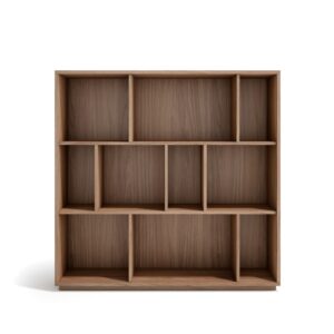 wohnli-moebel-suche-M26154623 Wohnli Möbelsuche - Bücherregal aus Melamin in Nussbaum 117x119x32 cm