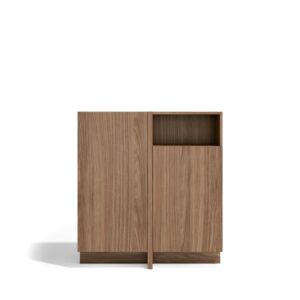 wohnli-moebel-suche-M26154635 Wohnli Möbelsuche - Anrichte mit 2 Türen & 1 Fach in Walnussoptik 94x87 cm