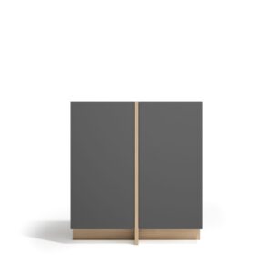 wohnli-moebel-suche-M26154636 Wohnli Möbelsuche - Anrichte mit 2 Türen in Walnussoptik hell und Graphit 94x87 cm