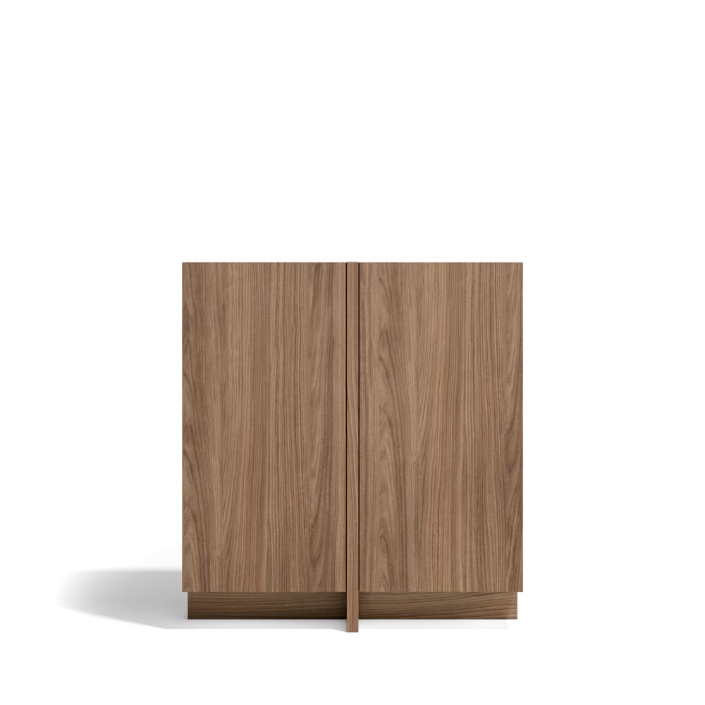 Wohnli Möbelsuche - Anrichte mit 2 Türen in Walnussoptik 94x87 cm