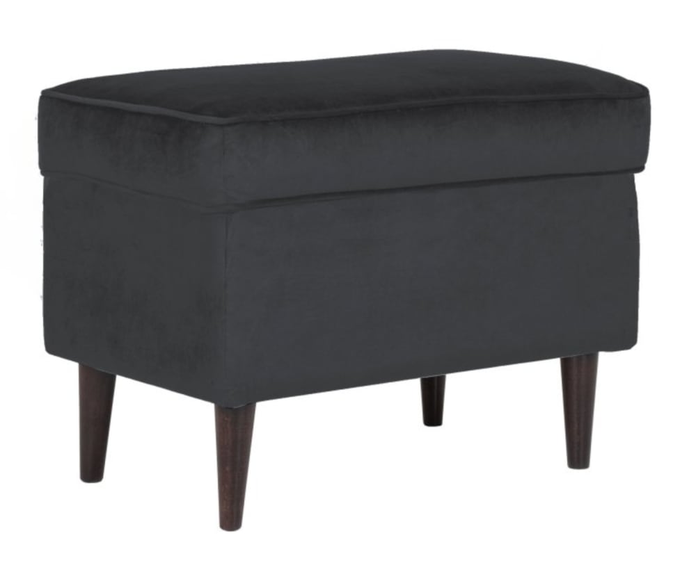 wohnli-moebel-suche-M26154906 Wohnli Möbelsuche - Designer-Hocker aus schwarzem Samt und Wenge