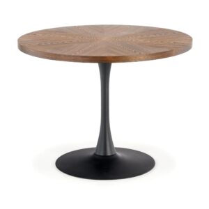 wohnli-moebel-suche-M26154921 Wohnli Möbelsuche - Runder Tisch aus MDF und schwarzem Metall und Holz