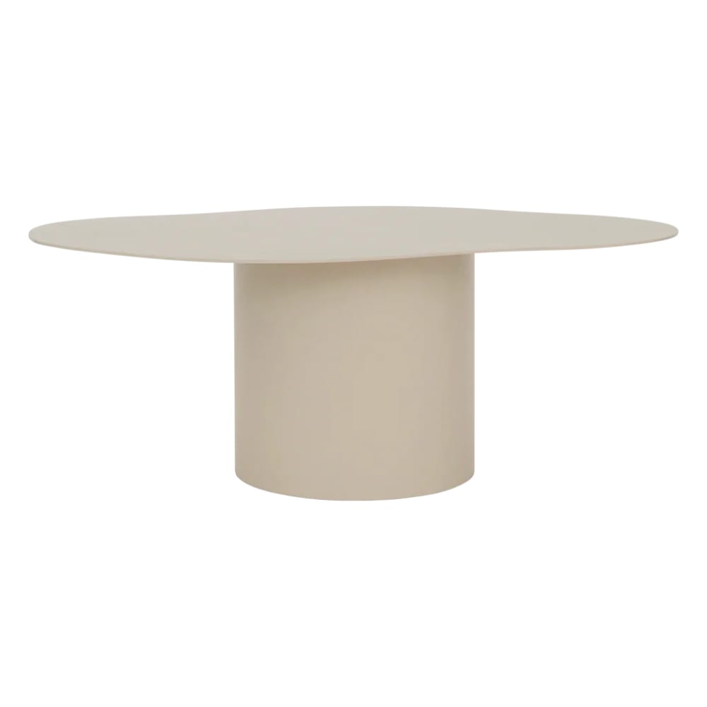 Wohnli Möbelsuche - Couchtisch aus Schmiedeeisen beige 80 * 46 * 30 cm
