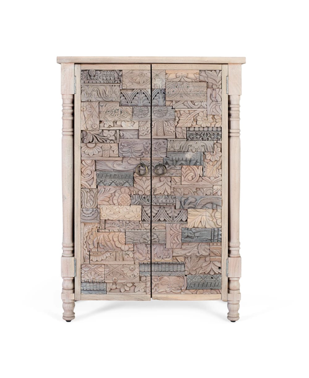 wohnli-moebel-suche-M26157466 Wohnli Möbelsuche - Kleiderschrank aus recyceltem Eichenholz 85 cm