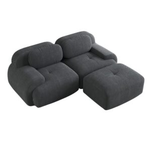 wohnli-moebel-suche-M26157621 Wohnli Möbelsuche - Modulares Sofa 2 Sitzer mit Armlehnen und Rippvelours