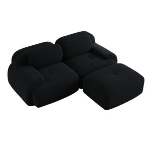 wohnli-moebel-suche-M26157647 Wohnli Möbelsuche - Modulares Sofa 2 Sitzer mit Armlehnen und Rippvelours