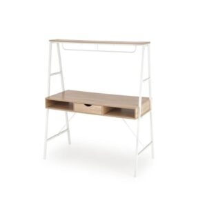 Wohnli Möbelsuche - Design-Schreibtisch aus Sonoma-Eiche und Weiß