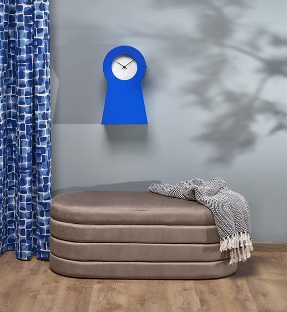 Beigefarbene Stoffbank mit Stauraum 110x42x110cm Stoff Beige MSO Möbel Schlafzimmermöbel Bettbänke