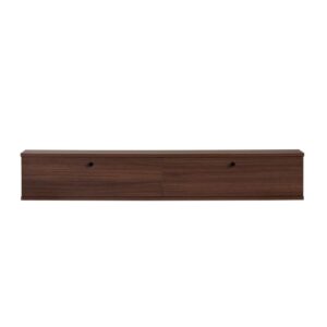 wohnli-moebel-suche-M26158358 Wohnli Möbelsuche - Hängender TV-Schrank mit 2 Klappen B160 cm - Nussbaumdekor