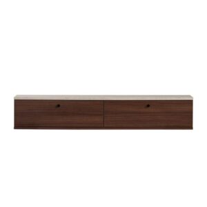 wohnli-moebel-suche-M26158364 Wohnli Möbelsuche - Hängender TV-Unterschrank mit 2 Klappdeckeln B140 cm -