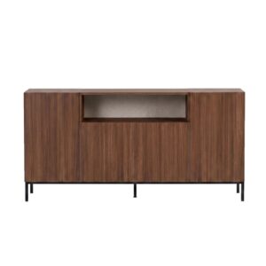 wohnli-moebel-suche-M26158373 Wohnli Möbelsuche - Sideboard mit 4 Türen und 1 Nische B160 cm - Nussbaumdekor