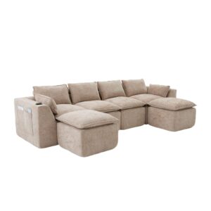 wohnli-moebel-suche-M26158389 Wohnli Möbelsuche - Modulares 4-Sitzer Panoramasofa aus Chenille