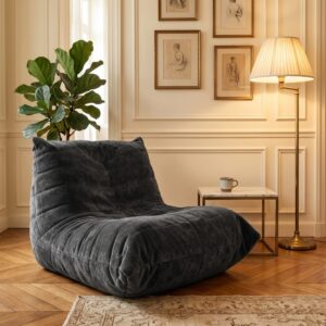 wohnli-moebel-suche-M26158413 Wohnli Möbelsuche - Gepolsterter Bodenstuhl Chenille Glitzer
