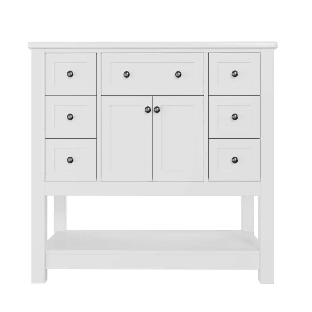 wohnli-moebel-suche-M26158418 Wohnli Möbelsuche - Großer Waschtischunterschrank mit 7 Schubladen & Regal