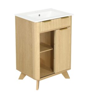 wohnli-moebel-suche-M26158453 Wohnli Möbelsuche - Waschtischunterschrank 61 cm Echtholz-Optik