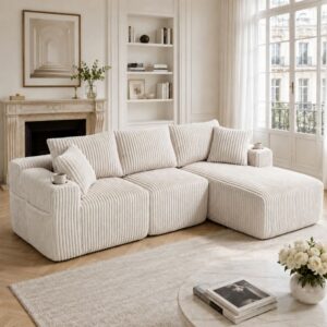 3-Sitzer aus Cord