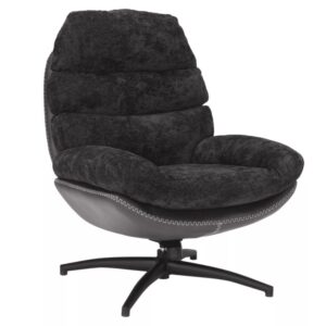 wohnli-moebel-suche-M26159889 Wohnli Möbelsuche - Schwarzer Design-Sessel aus Polyestergewebe
