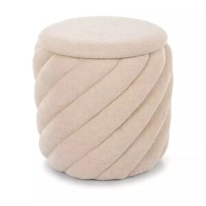 wohnli-moebel-suche-M26159940 Wohnli Möbelsuche - Beiger Sitzpouf aus Polyestergewebe