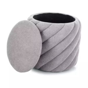 wohnli-moebel-suche-M26159989 Wohnli Möbelsuche - MYRENDA Pouf aus grauem Stoff