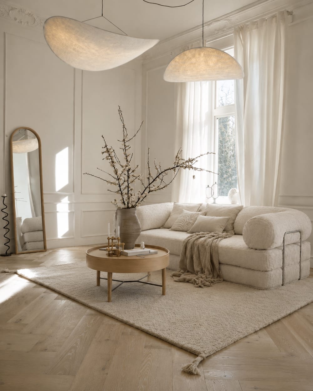 Multifunktionales modulares 2-Sitzer-Sofa 200x70x100cm PES - Polyester Taupe SURB Sofas und Sessel Sofas Modulare Sofas