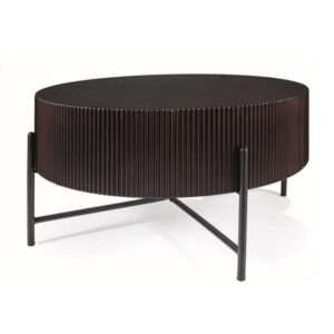 wohnli-moebel-suche-M26160089 Wohnli Möbelsuche - Runder Design-Couchtisch mit schwarzen Stahlbeinen