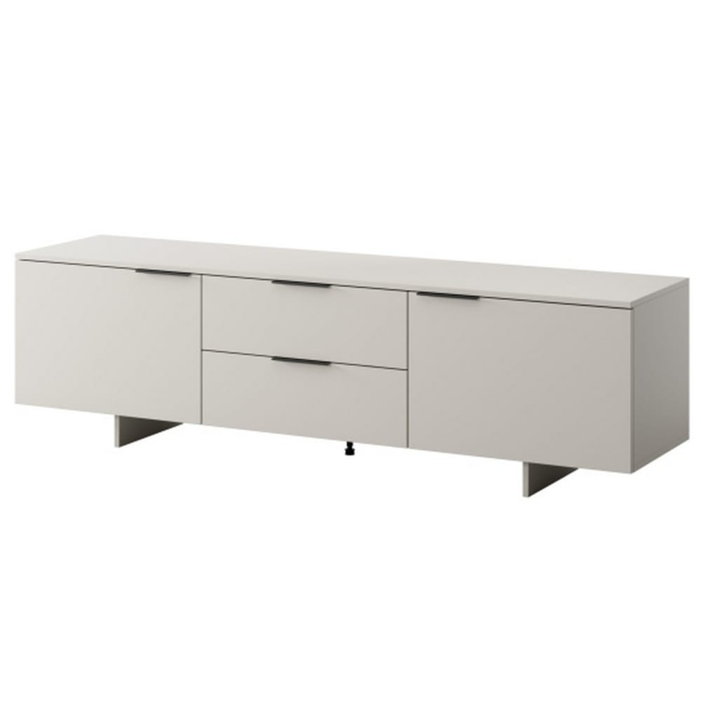 wohnli-moebel-suche-M26160094 Wohnli Möbelsuche - Beiges TV-Möbel mit 2 Türen und 2 Schubladen