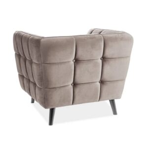 gestepptem Polyester-Samt