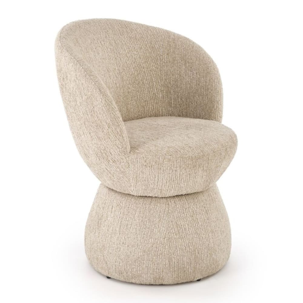 wohnli-moebel-suche-M26160132 Wohnli Möbelsuche - Design-Drehstuhl aus beigem Polyestergewebe