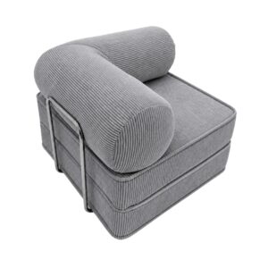 wohnli-moebel-suche-M26160134 Wohnli Möbelsuche - Schlafsessel mit Armlehnen aus Cordstoff grau