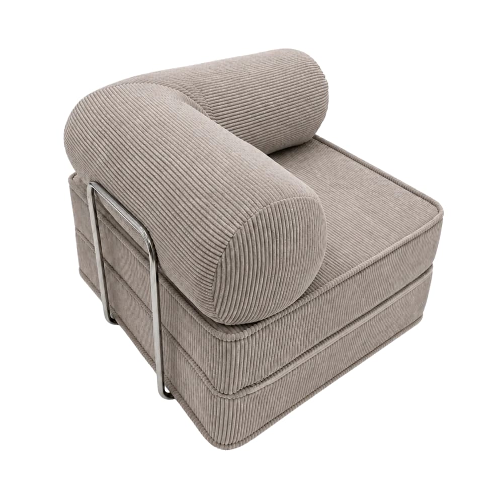 wohnli-moebel-suche-M26160145 Wohnli Möbelsuche - Schlafsessel mit Armlehnen aus Cordstoff taupe